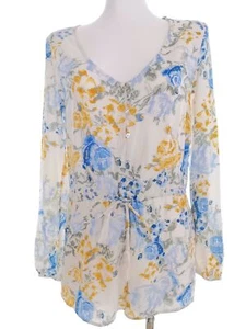 Forever 21 T. S Marfil Mono Rayon 100% Manga larga - Imagen 1 de 5