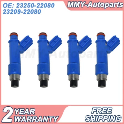 4 inyectores de combustible aptos para Toyota Corolla Matrix Pontiac 2004-2008 23250-22080 Foto 1 de 4