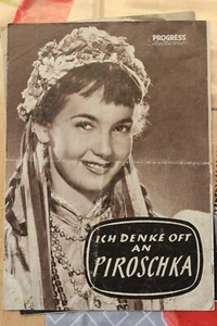 Ich denke oft an Piroschka Filmprogramm Filmillustrierte 1955 Liselotte Pulver G - Bild 1 von 3