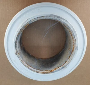 MILLENIUM Cool Runner Ruota Carrello Elevatore Pneumatico Solido 10" x 4" x 6-1/2" Bianco Antimarca - Foto 1 di 6