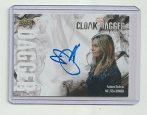 2021 Upper Deck Cloak & Dagger TV Autograph Andrea Roth Melissa Bowen #D-AR (A)