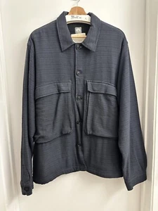 18 East Bellows Jacket Arc Blue Overdyed Herringbone Cotton XL - Bild 1 von 6