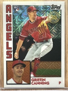 2019 Topps Update #T84U-3 Griffin Canning Silver Pack Mojo Refractor - Picture 1 of 2
