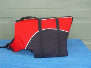 Ruffwear Float Coat Dog Life Jacket Vest - Red/Black Size Large L - Picture 1 of 6