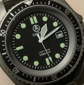 COOPER SUBMASTER SM8016ST STAHLFINISH ROYAL MARINE MILITÄR TAUCHER UHR - Bild 1 von 2