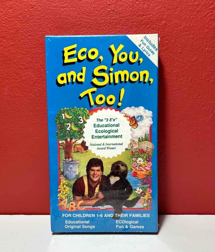 Sealed VHS Videotape Children ECO, YOU and SIMON, TOO! Educational '90 - Image 1 of 4