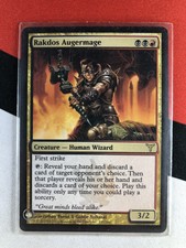 Rakdos Augermage Dissension PLD Black Red Rare MAGIC GATHERING CARD