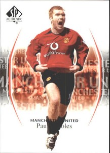 2004 (MAN U FC) SP Authentic Manchester United #78 Paul Scholes