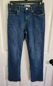 Levi's Girls Low Pro Darkwash Skinny Jeans Adjustable Waist Size 12R - Picture 1 of 7