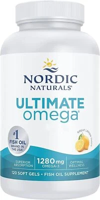 Nordic Naturals Ultimate Omega 1280 mg-120 Softgels (241,99 EUR/kg) - Bild 1 von 3