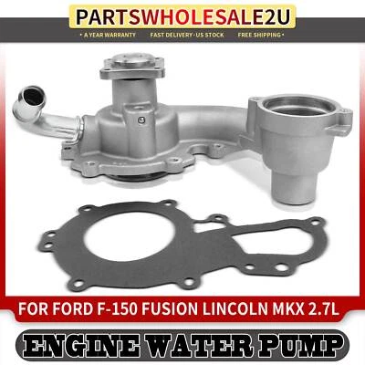 Engine Water Pump with Gasket for Ford F-150 Edge Fusion Lincoln MKX FT4Z8501A - Image 1 of 4