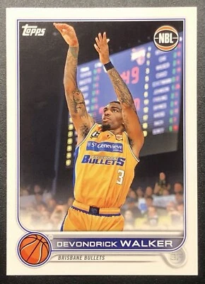 2022-23 Topps NBL National Basketball League - #14 Devondrick Walker (RC) - Image 1 of 2