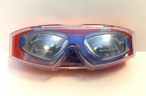 Swimming Super Anti-Fog Goggles with Protective Case and Accessories - Picture 1 of 9