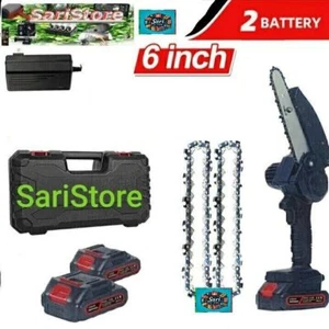 Motosega a Batteria 6" Potente e Leggera per Potatura , 2 Batterie 48V Valigetta - Zdjęcie 1 z 10