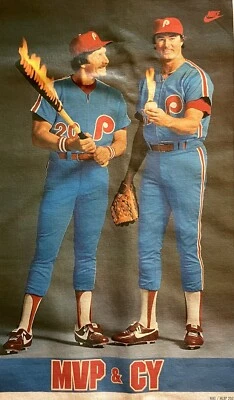 * ОЧЕНЬ РЕДКАЯ * НОВЫЕ МУЖСКИЕ PHILADELPHIA PHILLIES CY & MVP NIKE ПЛАКАТ РУБАШКА SZ XL - Изображение 1 из 4