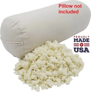 Repuesto de relleno de espuma de látex triturado para almohada, bolsa de frijoles, cojín de cama para perros mascotas 20 libras - Imagen 1 de 8