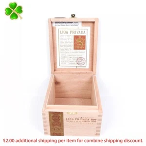 Liga Privada Corojo Toro H99 Empty Wood Cigar Box 7" x 5.75" x 4" - Picture 1 of 12