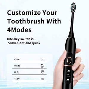 Electric Toothbrush Set, Comes with 8 Brush Heads & Travel Case,4 Modes with ... - Picture 1 of 12