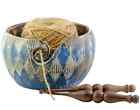 Handmade Large Wooden Yarn Bowl for Knitting & Crocheting | Yarn Storage Bowl