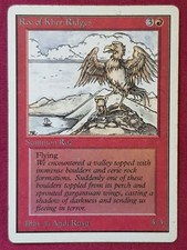 Magic The Gathering UNLIMITED ROC OF KHER RIDGES single red card MTG UNL