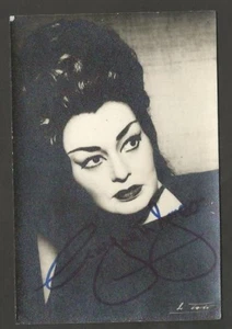 Foto Real Gwyneth Jones Ópera Galesa Soprano con Original Firmado Tamaño 5 3/4" x 4" - Imagen 1 de 1