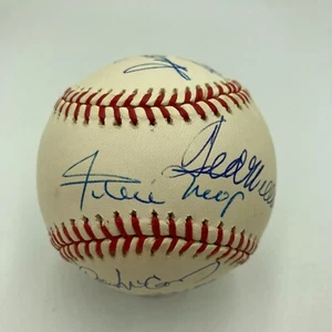 Ted Williams Willie Mays Hank Aaron 500 Home Run Signed Baseball JSA COA - Picture 1 of 9