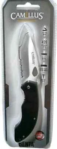 Camillus Benta Folding Knife Partially Serated Stainless Steel 6.5 Total Length - Picture 1 of 4