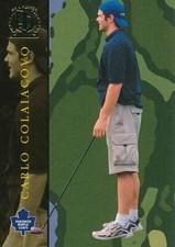 2002-03 BAP Signature GOLF #18 CARLO COLAIACOVO - Toronto Maple Leafs