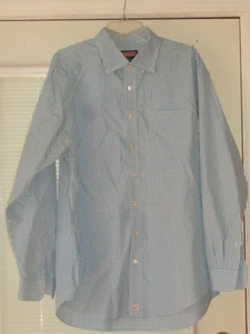 VINEYARD VINES Murray L/S SHIRT BUTTON FRONT Size XL 100% COTTON Blue Check - Picture 1 of 4