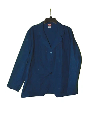 Chaqueta de Trabajo Red Kap Azul Marino Exfoliante Ligera Grande Unisex Nueva Foto 1 de 3