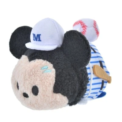 Disney Store Japan Mickey Mouse TSUM TSUM Mini S Plush - Sport Club Baseball - Image 1 of 4