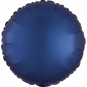 Anagram Navy Circle Satin Luxe Standard HX Foil Balloons - Bild 1 von 1