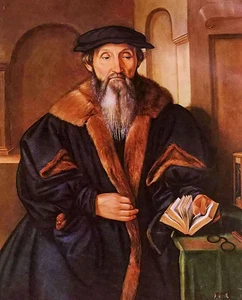 Schönes Ölgemälde Georg Pencz - Portrait eines Mannes alter Mann mit Buch nicht gerahmt @ - Bild 1 von 1