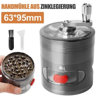 Hochwertiger Mini Grinder Kräutermühle Kurbelmühle Gewürzmühle - Bild 1 von 4