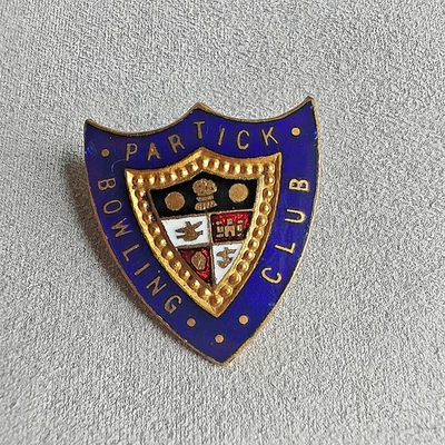 Partrick Bowling Club - Enamel Pin Badge Bowls Sports UK - Image 1 of 2