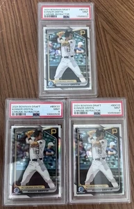 (1) 2024 BOWMAN DRAFT CHROME 1° RIFRATTORE RC KONNOR GRIFFIN PSA 9 COME NUOVO #BDC-22 - Foto 1 di 2