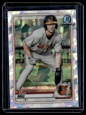2020 Bowman Chrome Prospects Atomic Refractor Adam Hall Baltimore Orioles - Image 1 of 2
