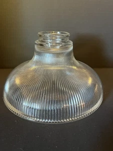 Klarer gerippter Glas Lampenschirm Vintage Lampe Kugel für Pendelleuchte Deckenleuchte 7" - Bild 1 von 7