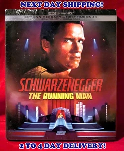 THE RUNNING MAN (4K UHD) (Steelbook) *Limited Edition* OOP! No Dents NEW! Sealed - Bild 1 von 2