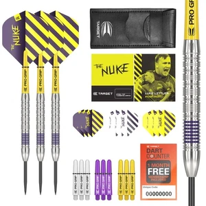 Target Darts Set Luke Littler 80% Tungsten Steel Tip Dart Set - Picture 1 of 7