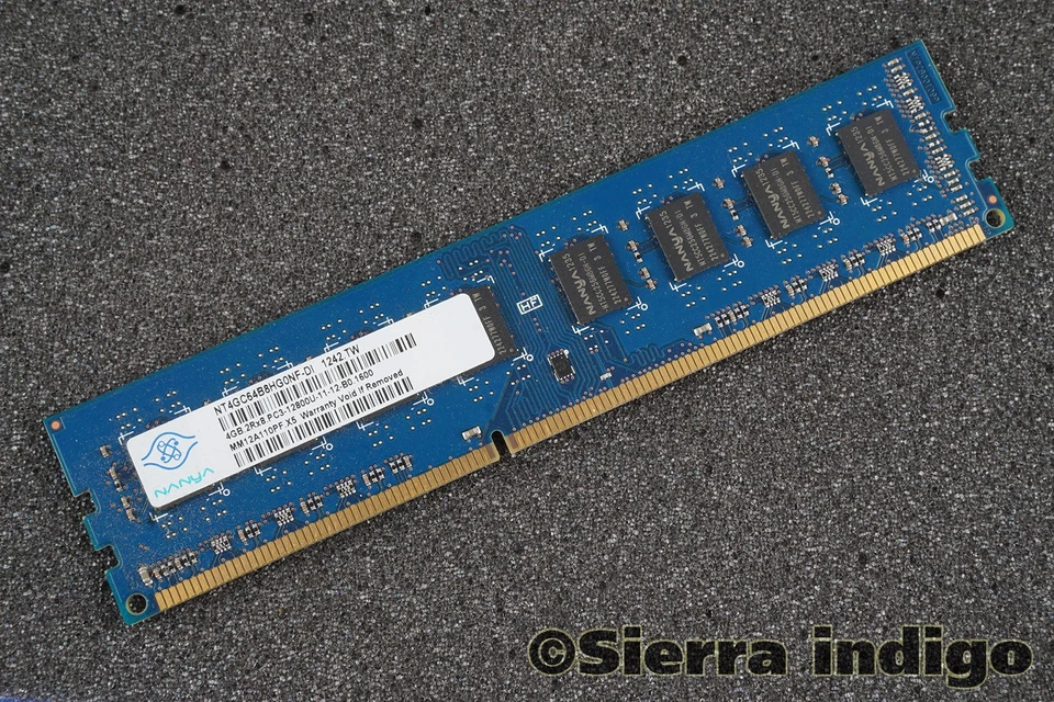 Nanya NT4GC64B8HG0NF-DI PC3-12800U-11-12-B0 4GB Memory RAM DDR3-1600MHz - Image 1 of 1
