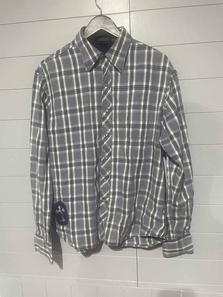 Fender Guitars Custom Shop by DaVinci, Long Sleeve pearl Snap Shirt Sz L W/cross - Image 1 of 4