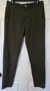 Pantalones Lululemon Warpstreme Commission talla 32 para hombre calce ajustado oliva oscuro M5439S nuevos sin etiquetas - Imagen 1 de 8