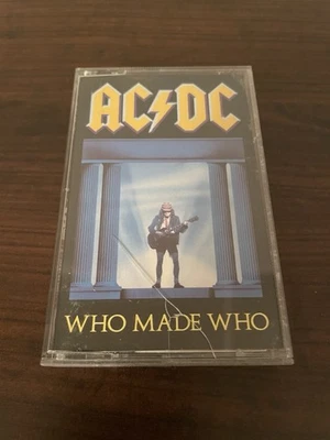AC/DC Who Made Who Cassette Tape, 1986 WEA Records, Warner Music. - Image 1 of 4