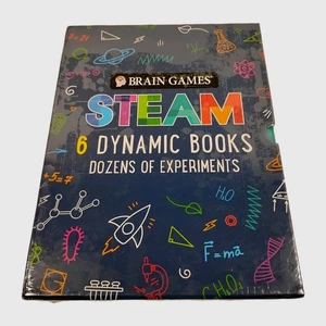 Brandneu Fabrikversiegelt Denkspiele Steam 6 Dyanmic Buch Box Set Experimente - Bild 1 von 5