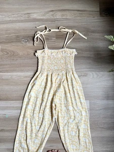SweetHoney Smocked Tie Romper size6 - Picture 1 of 4
