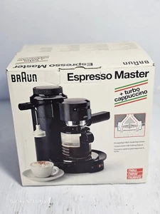 Braun Coffee Espresso Master Machine Maker Turbo Cappuccino E250T, Brand NEW! - Picture 1 of 9
