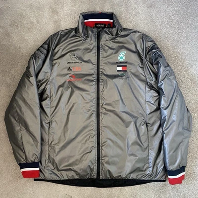 Mercedes AMG  F1 Jacket Team Staff  Formula One Team Racing Puffer - Image 1 of 4