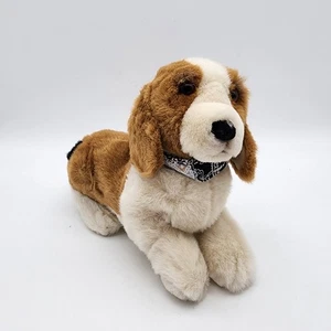 Dakin Boomer Hund Plüsch 9 Zoll Beagle braun weiß bellt orange Augen Huggables Vintage - Bild 1 von 7