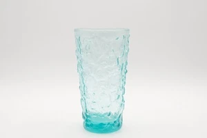 Vintage Anchor Hocking 5,5" Aqua Blau Lido Milano Becher Glas 12 oz - Bild 1 von 4